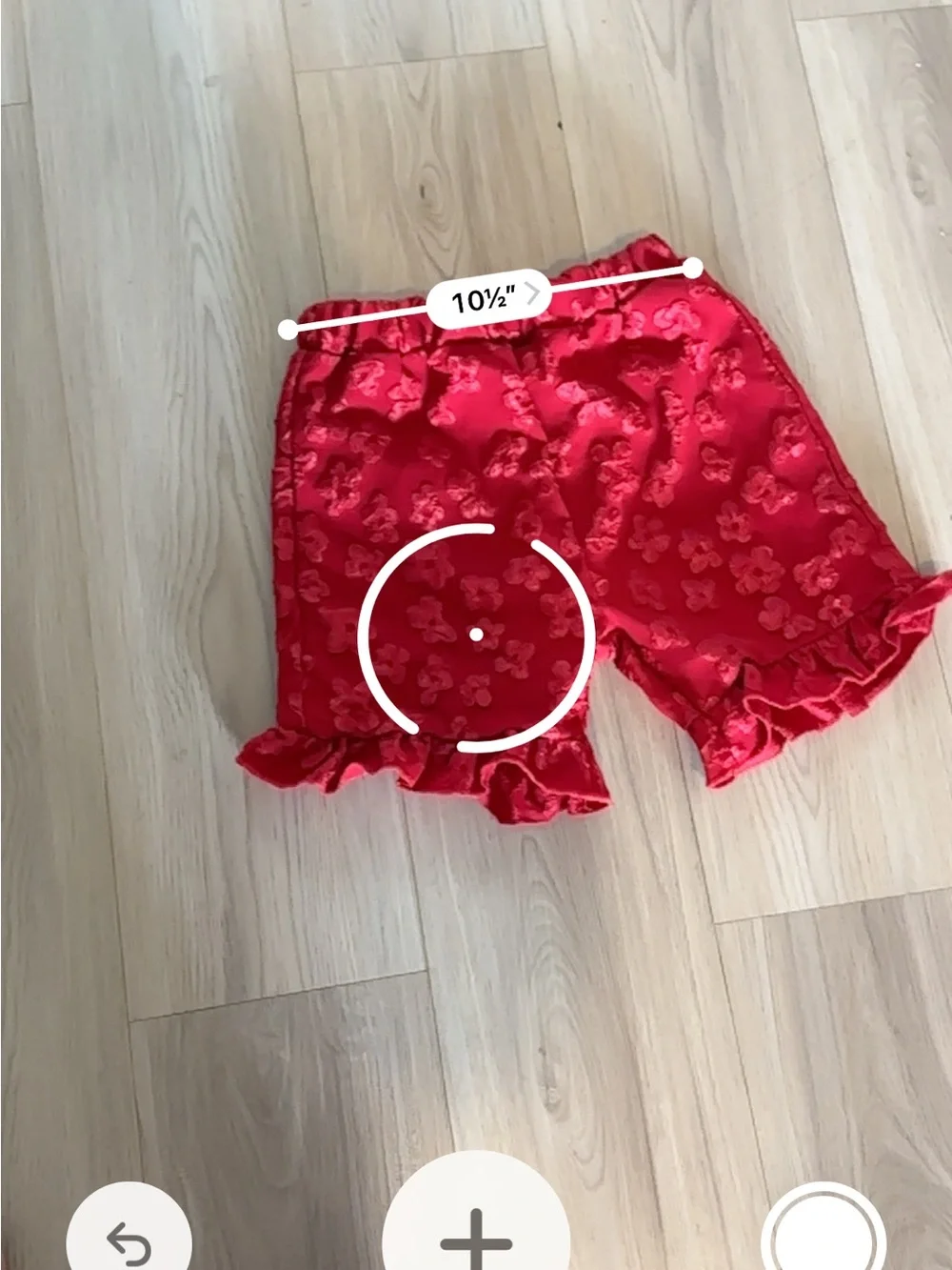 Red Satin Silky Lounge Shorts Elastic High Waist Pajama PJ Bottoms